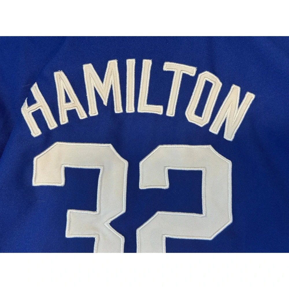 Adidas Texas Rangers Josh Hamilton 32 Youth Baseball Jersey Blue Size M 10-12